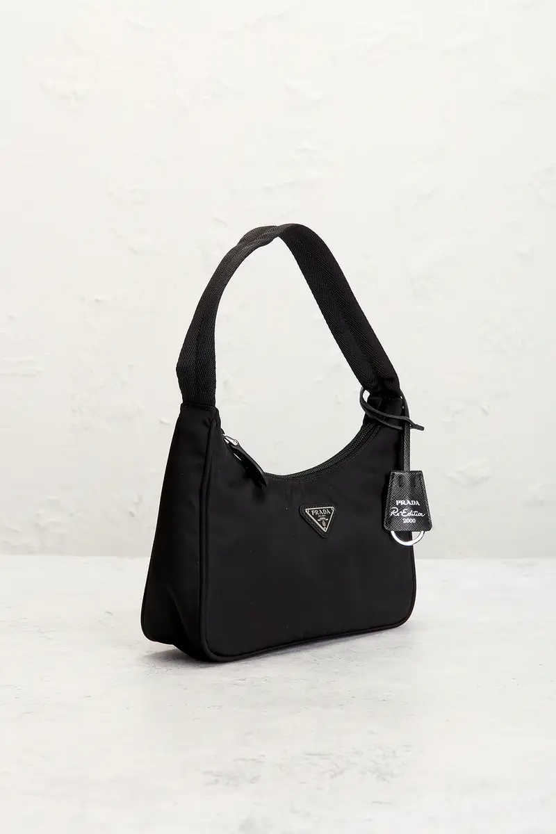 Prada Mini Re-Edition 2000 Re-Nylon Shoulder Bag | Thumbnail 4 Prada Mini Re-Edition 2000 Re-Nylon Shoulder Bag | Thumbnail 4