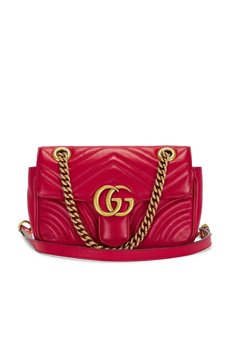 FWRD Renew Gucci Mini GG Marmont Shoulder Bag | Image 1 FWRD Renew Gucci Mini GG Marmont Shoulder Bag | Image 1