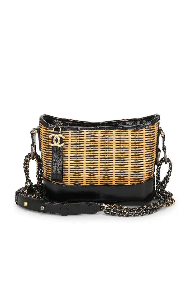 chanel Chanel Rattan Small Gabrielle Hobo Bag | Image 1 chanel Chanel Rattan Small Gabrielle Hobo Bag | Image 1