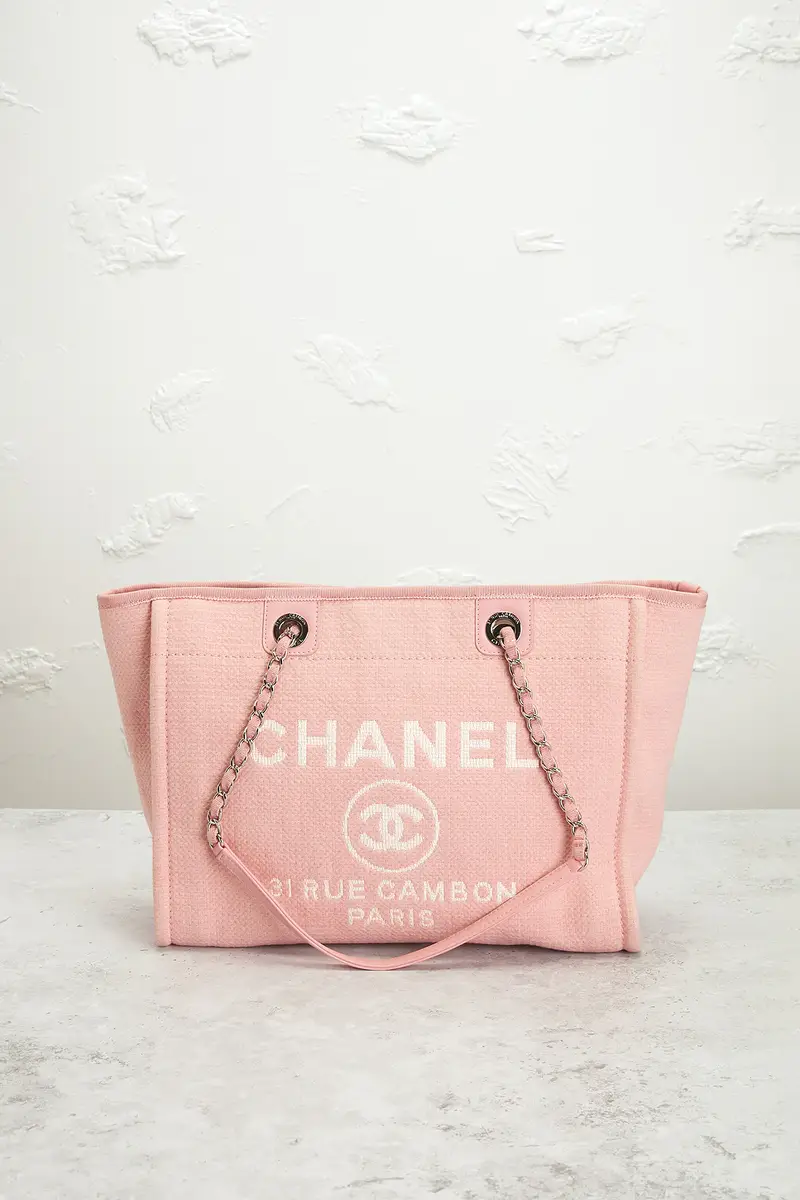 Chanel Chanel Small Deauville Tote Bag | Thumbnail 2 Chanel Chanel Small Deauville Tote Bag | Thumbnail 2