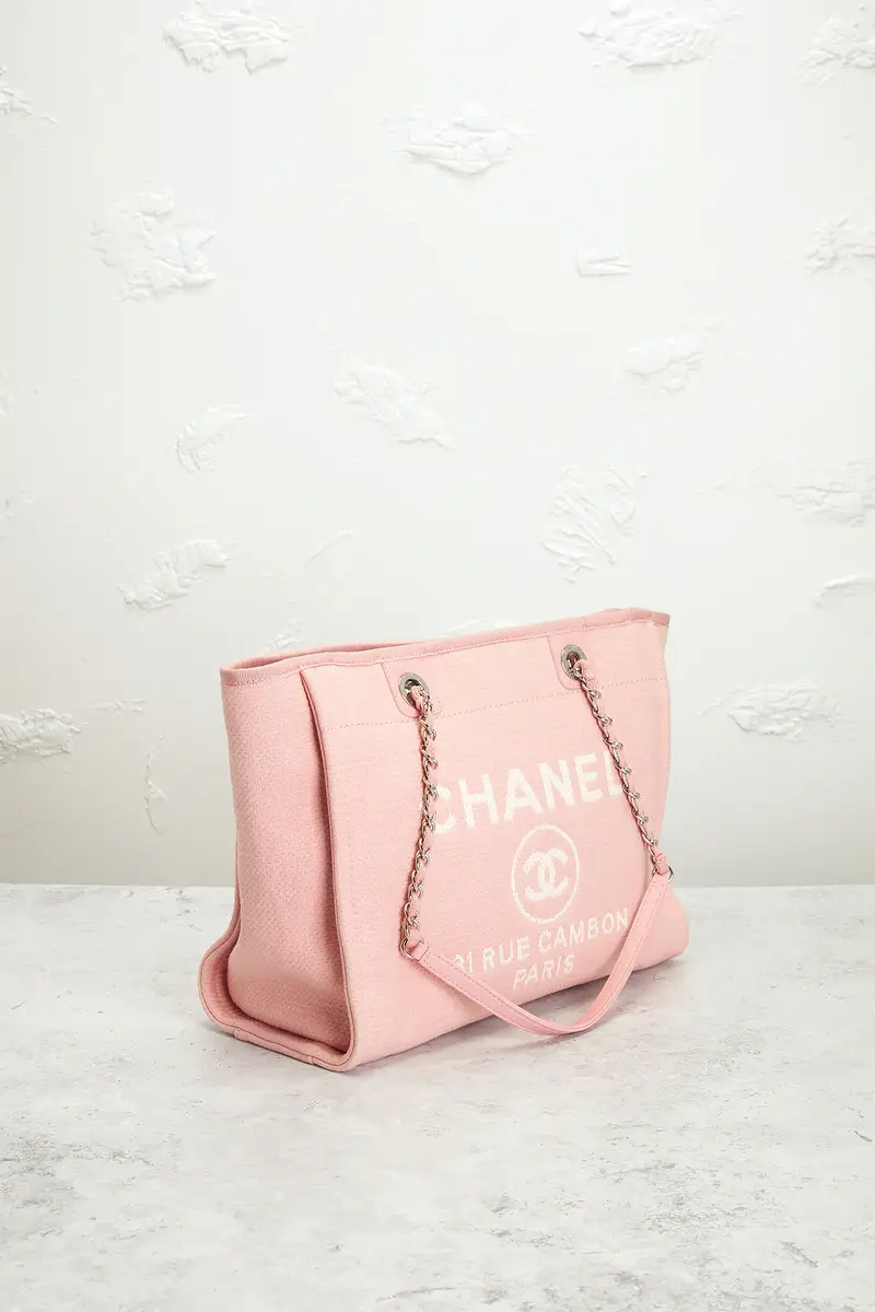 Chanel Chanel Small Deauville Tote Bag | Thumbnail 4 Chanel Chanel Small Deauville Tote Bag | Thumbnail 4