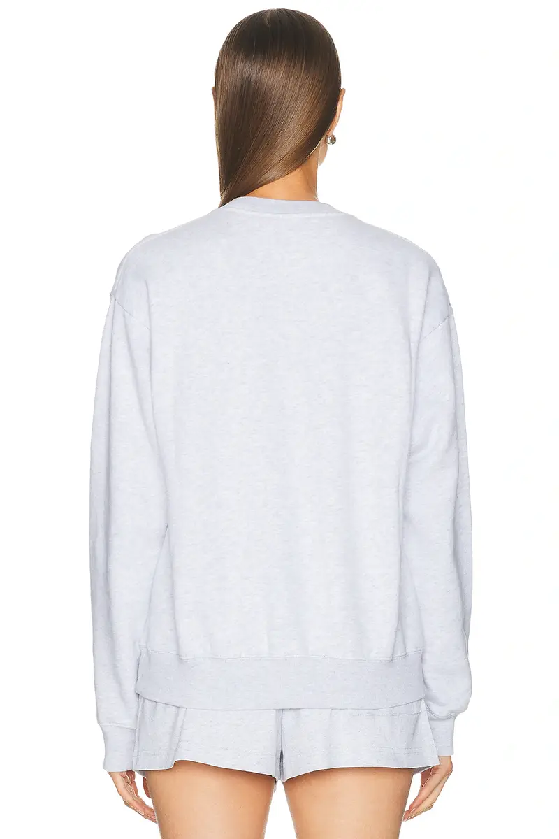 Sporty & Rich Varsity Crest Crewneck Sweatshirt | Thumbnail 3