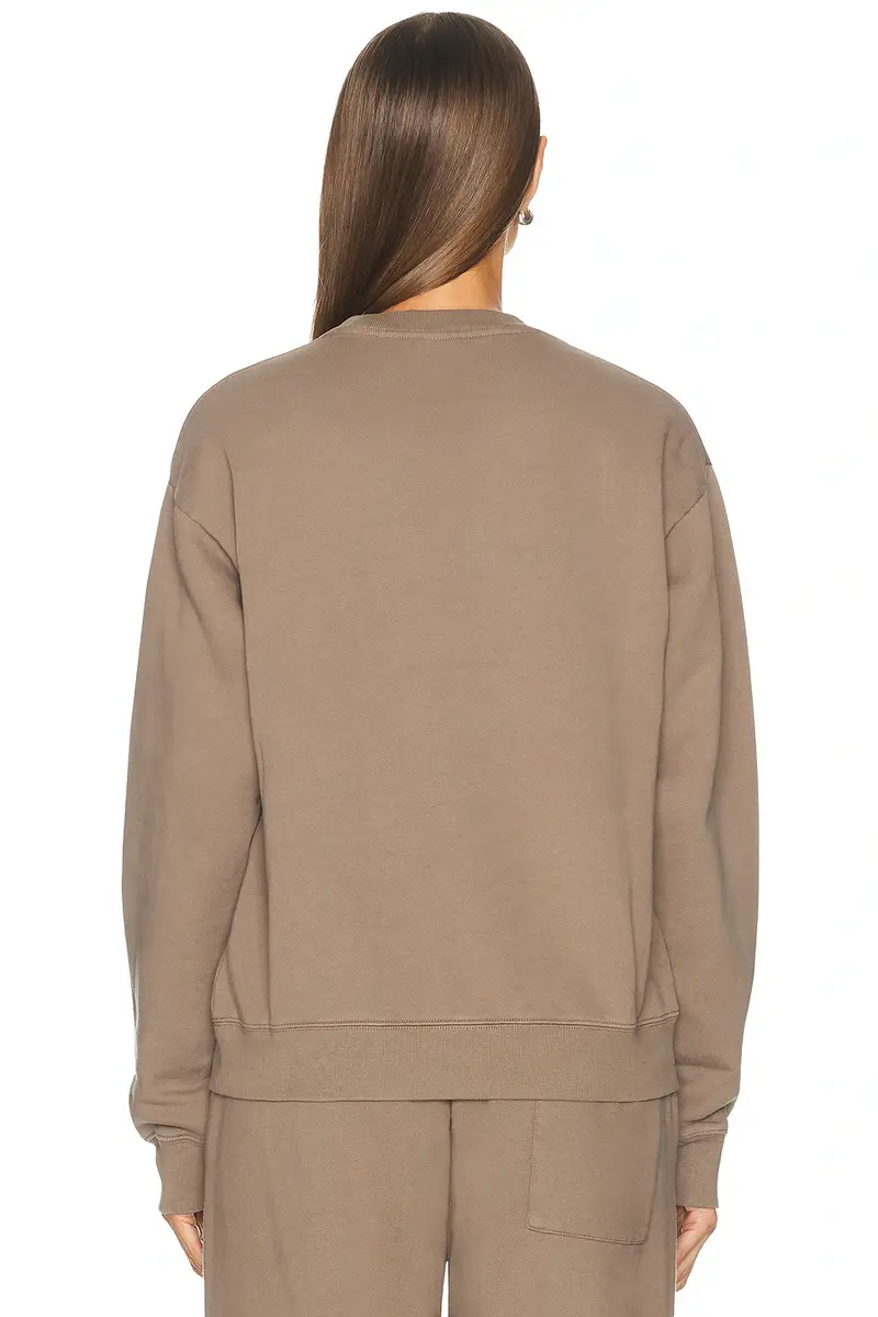 Sporty & Rich H&W Crest Embroidered Crewneck Sweatshirt | Thumbnail 3 Sporty & Rich H&W Crest Embroidered Crewneck Sweatshirt | Thumbnail 3