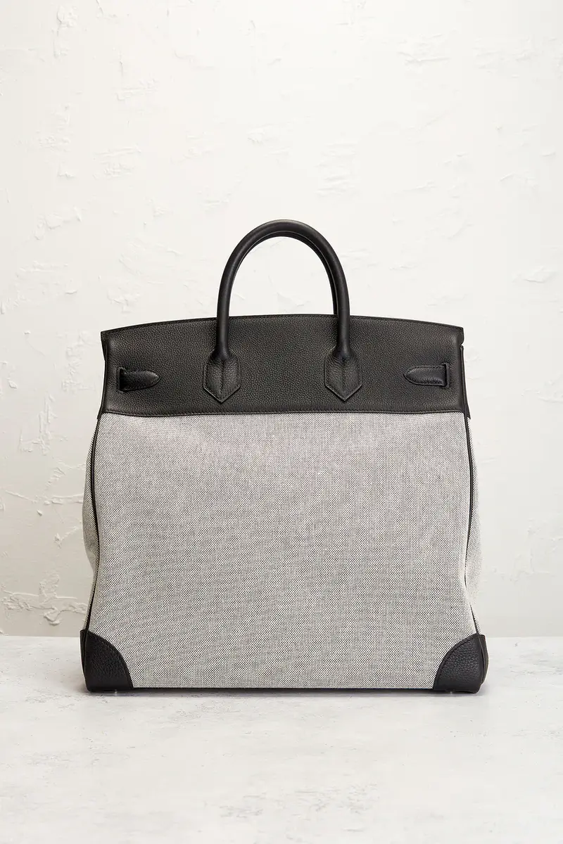 HERMÈS Toile & Evercolor Haut A Courroies Birkin 40 Handbag | Thumbnail 3 HERMÈS Toile & Evercolor Haut A Courroies Birkin 40 Handbag | Thumbnail 3