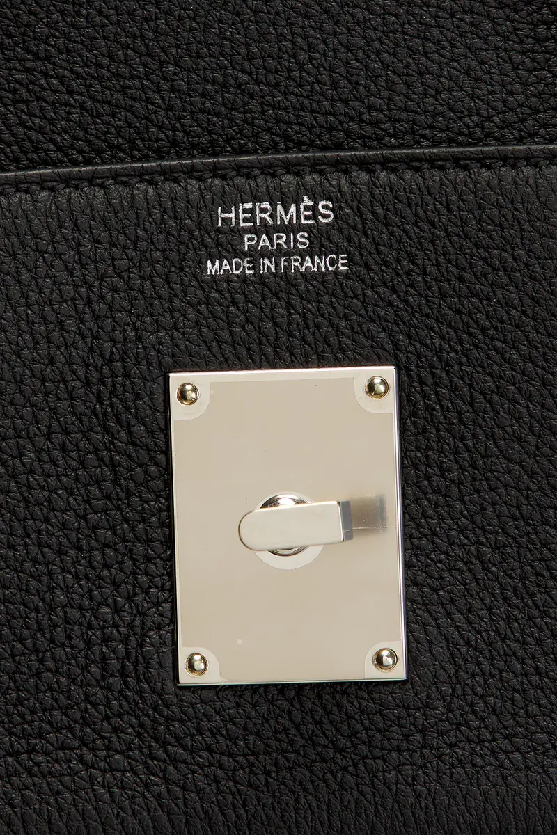 HERMÈS Toile & Evercolor Haut A Courroies Birkin 40 Handbag | Thumbnail 6 HERMÈS Toile & Evercolor Haut A Courroies Birkin 40 Handbag | Thumbnail 6