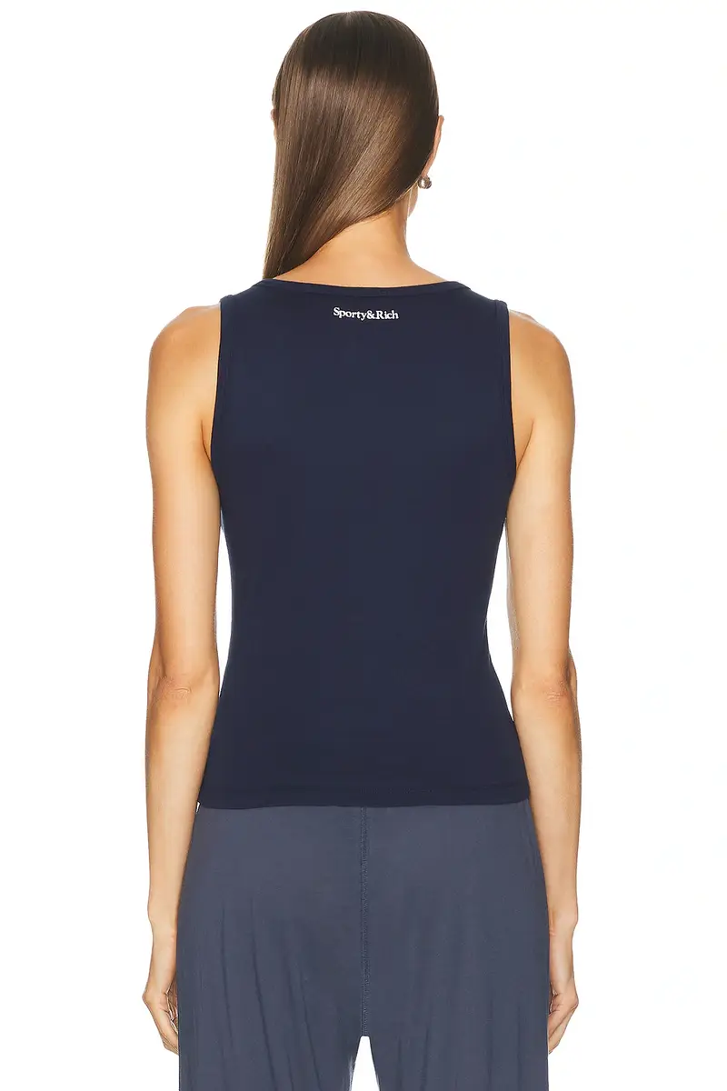 Sporty & Rich x Yankees Krystal Cropped Tank Top | Thumbnail 3 Sporty & Rich x Yankees Krystal Cropped Tank Top | Thumbnail 3