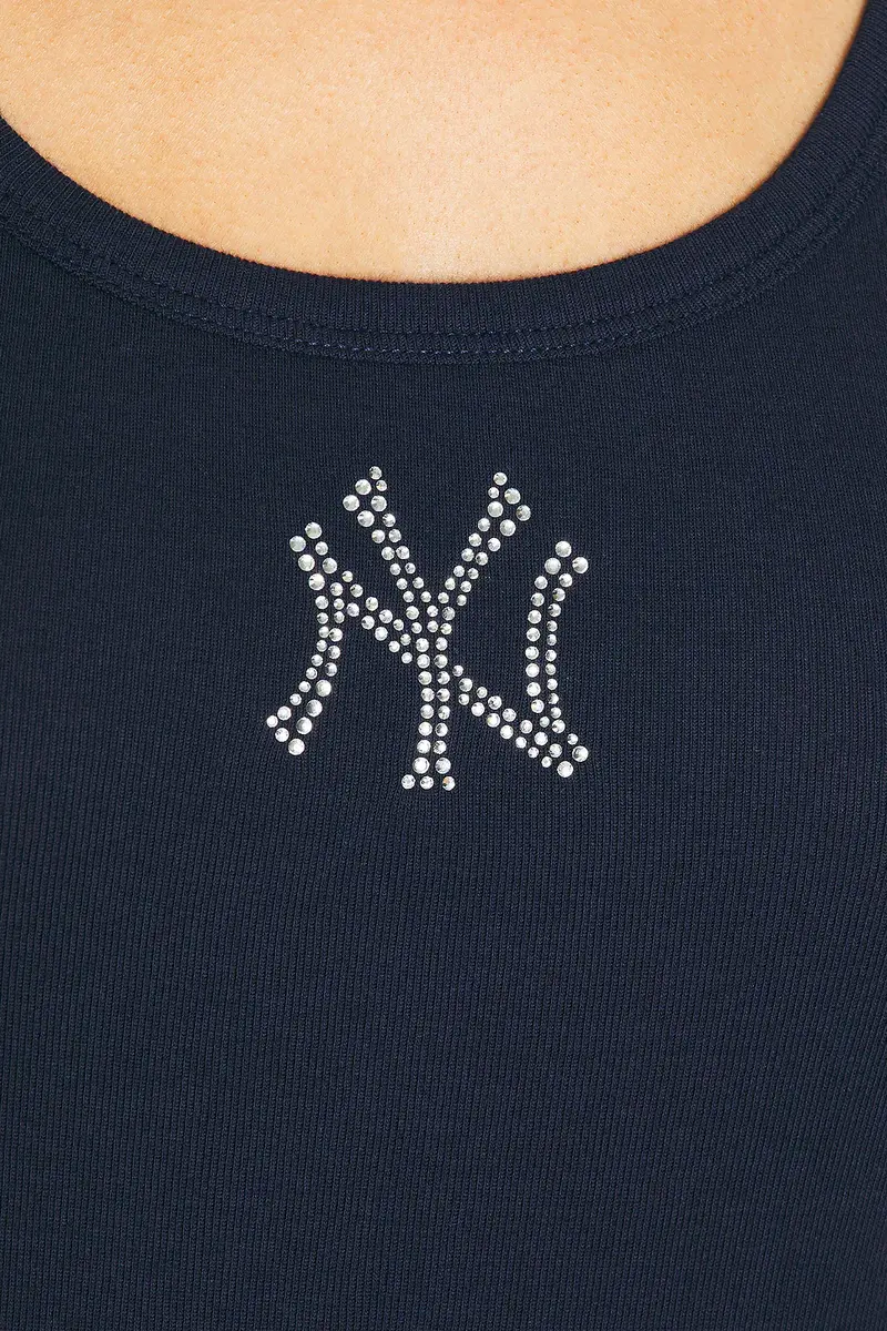 Sporty & Rich x Yankees Krystal Cropped Tank Top | Thumbnail 5 Sporty & Rich x Yankees Krystal Cropped Tank Top | Thumbnail 5