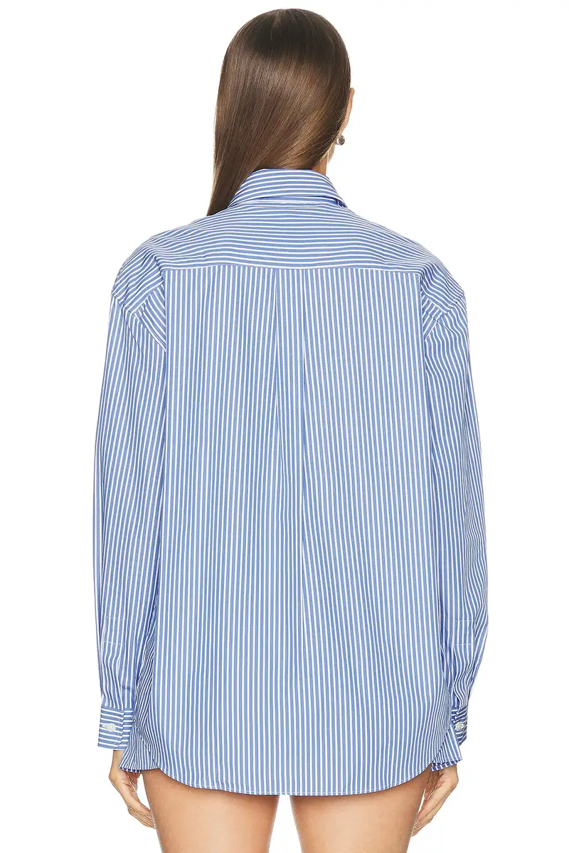 Sporty & Rich NY Crest Oversized Shirt | Thumbnail 3 Sporty & Rich NY Crest Oversized Shirt | Thumbnail 3