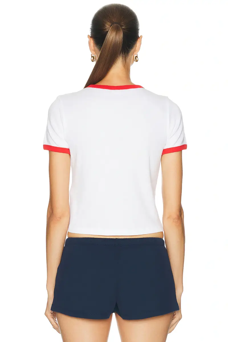 Sporty & Rich Bold Health Soft Ringer Tee | Thumbnail 3