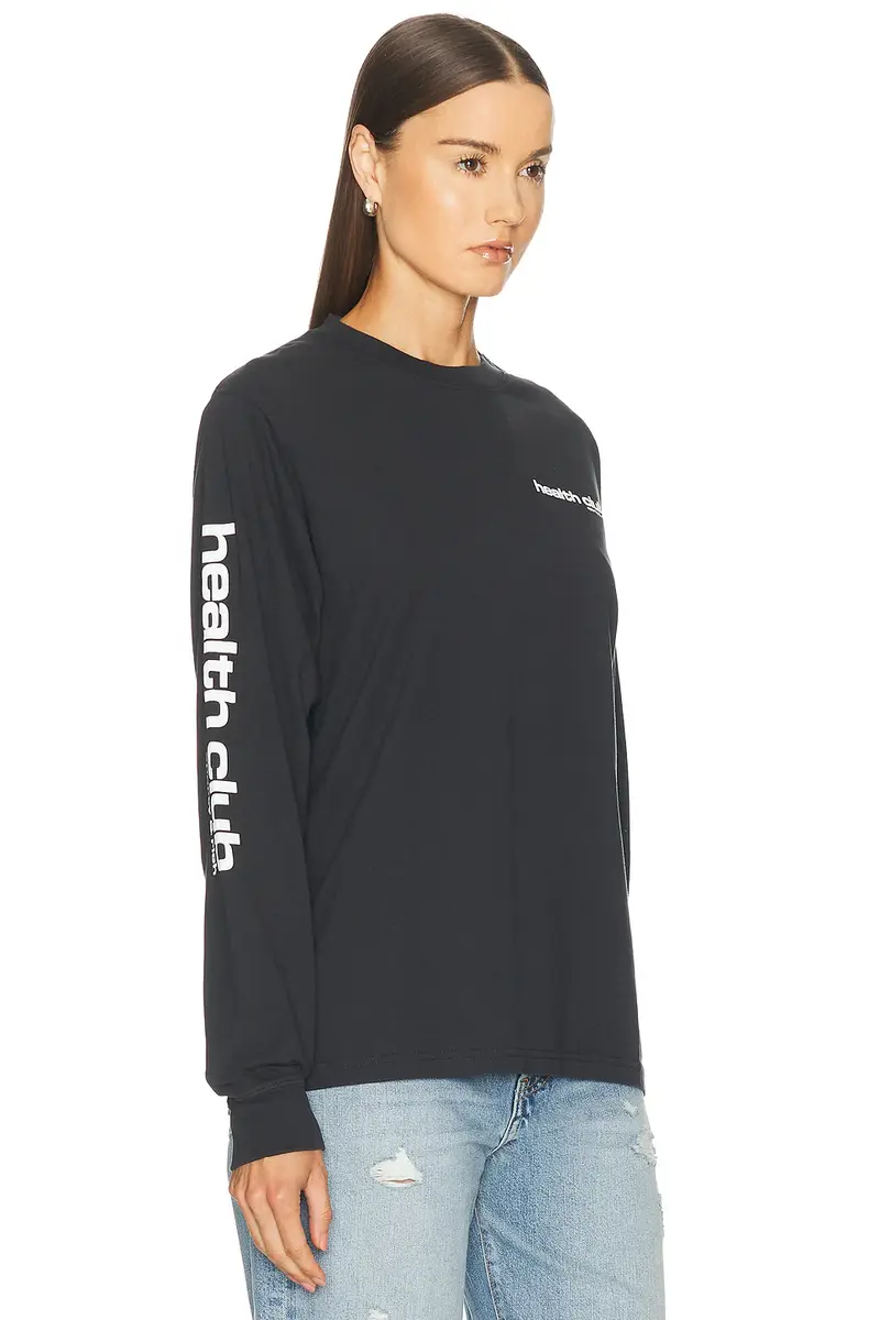 Sporty & Rich Bold Health Longsleeve Tee | Thumbnail 3 Sporty & Rich Bold Health Longsleeve Tee | Thumbnail 3