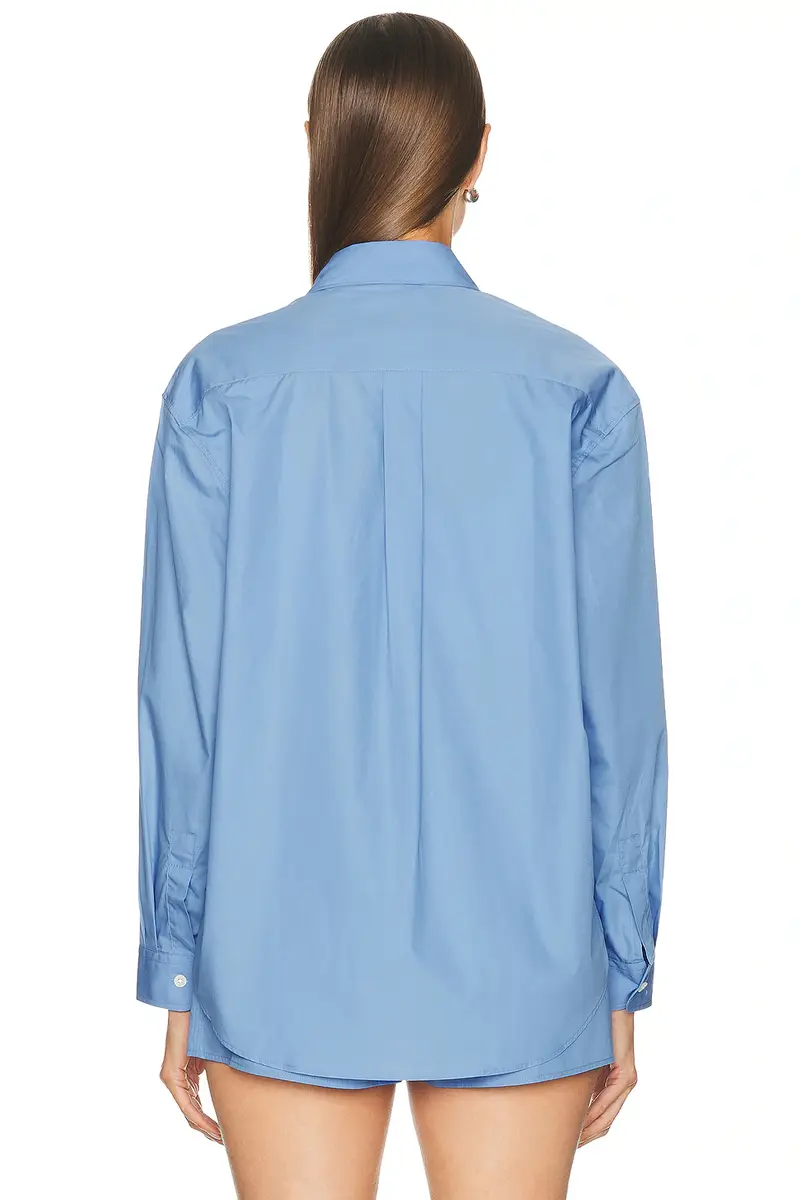 Sporty & Rich Signature NY Oversized Shirt | Thumbnail 3 Sporty & Rich Signature NY Oversized Shirt | Thumbnail 3