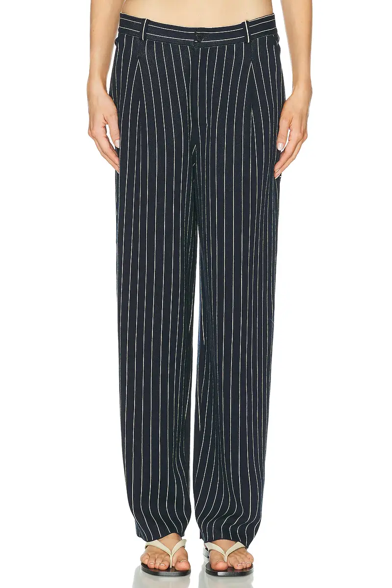 Guest In Residence Pinstripe Carpenter Pant | Image 1 Guest In Residence Pinstripe Carpenter Pant | Image 1