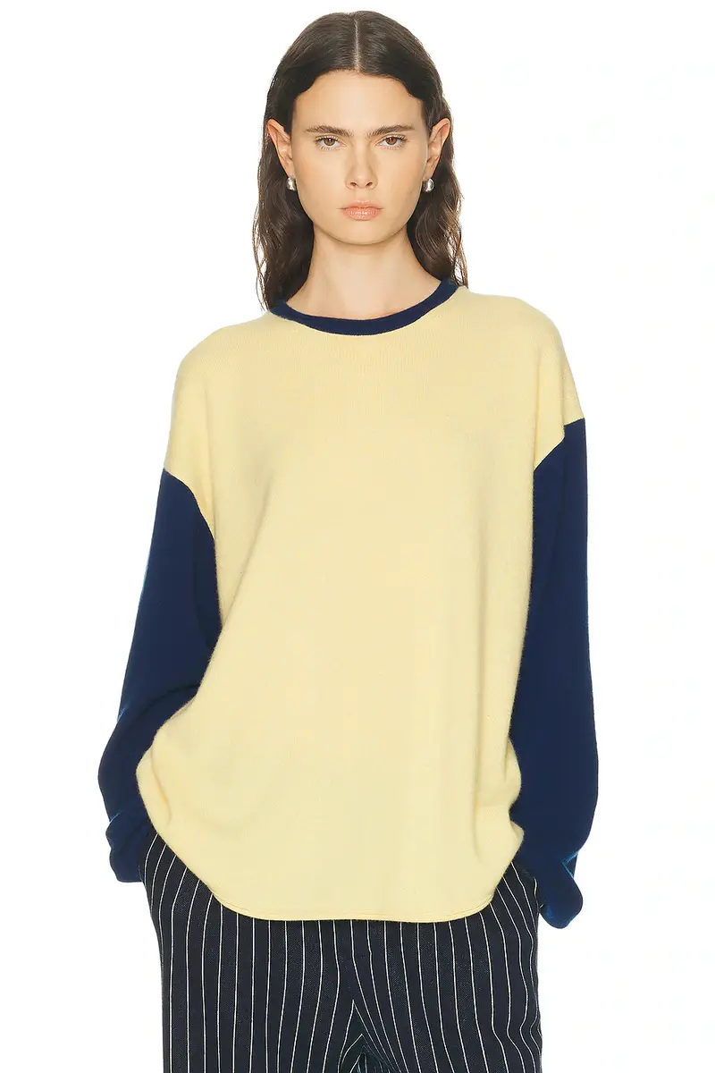 Baseball Oversized Crew Sweater Baseball Oversized Crew Sweater
