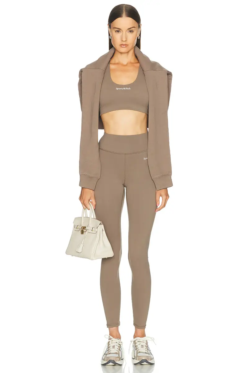 Sporty & Rich Serif Logo Legging | Thumbnail 5