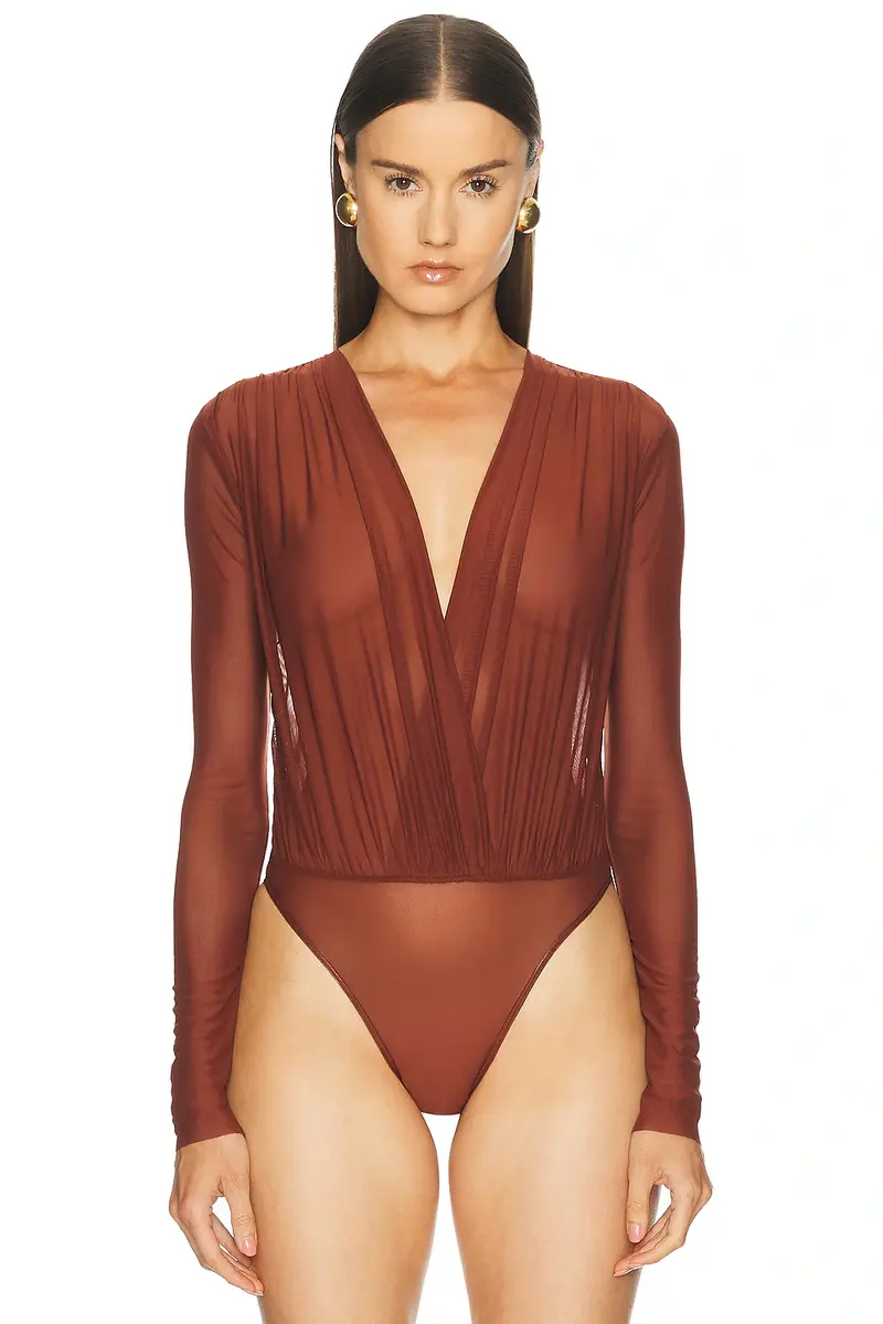 SEROYA Agnes Mesh Bodysuit | Thumbnail 2