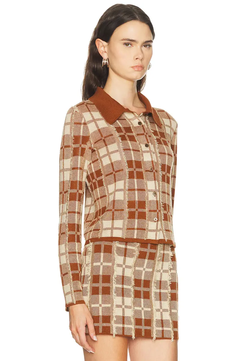 Guest In Residence Fringe Plaid Elle Shirt | Thumbnail 2 Guest In Residence Fringe Plaid Elle Shirt | Thumbnail 2