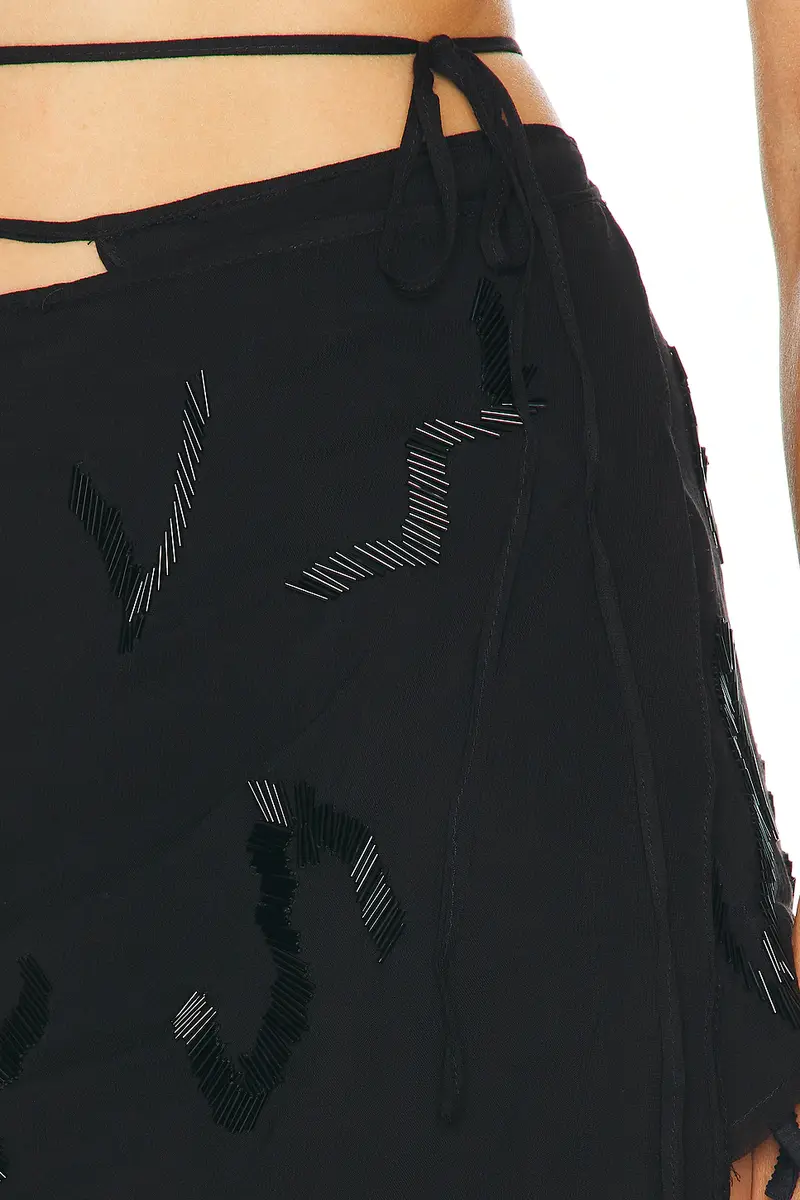 Ziah Embroidered Wrap Skirt | Thumbnail 6 Ziah Embroidered Wrap Skirt | Thumbnail 6