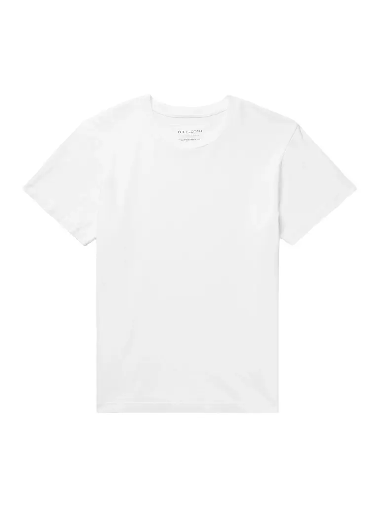 Nili Lotan Bradley Cotton-Jersey T-Shirt - Men | Image 1 Nili Lotan Bradley Cotton-Jersey T-Shirt - Men | Image 1