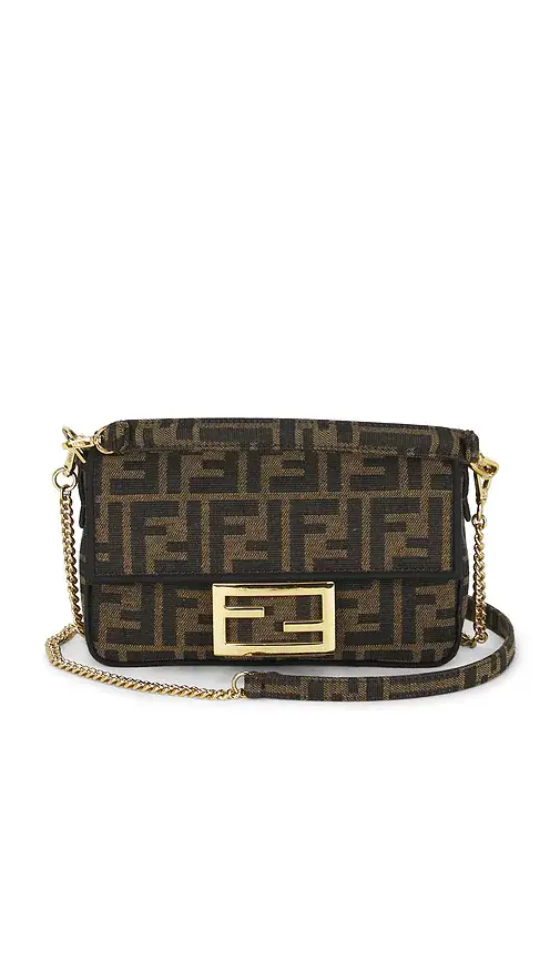 FWRD Renew Fendi Mini FF 1974 Baguette Shoulder Bag | Image 1 FWRD Renew Fendi Mini FF 1974 Baguette Shoulder Bag | Image 1