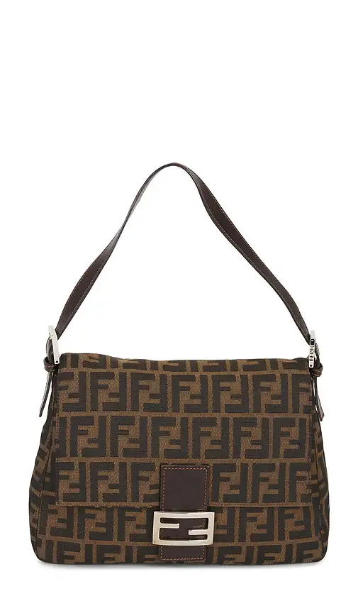 FWRD Renew Fendi Zucca Mama Forever Baguette Shoulder Bag | Image 1 FWRD Renew Fendi Zucca Mama Forever Baguette Shoulder Bag | Image 1