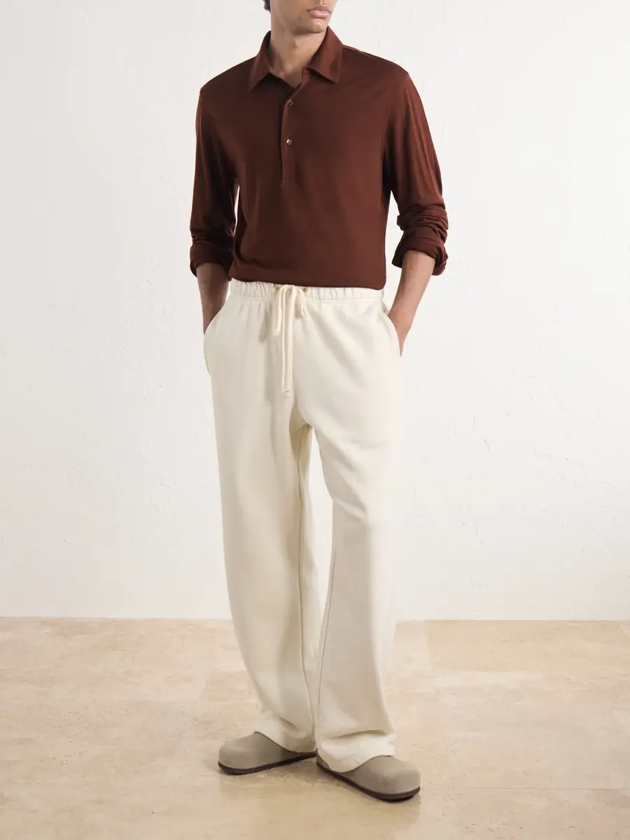 Orlebar Brown Sebastian Wool-Jersey Polo Shirt - Men | Thumbnail 2