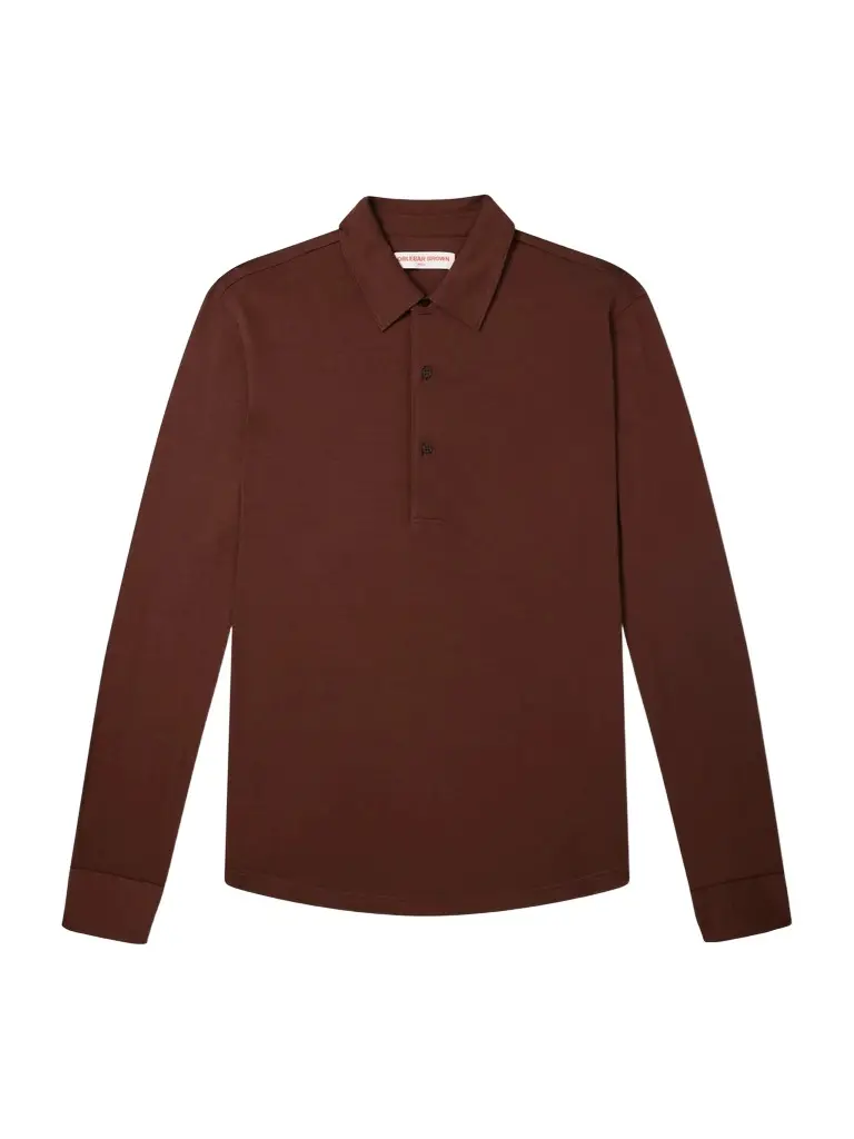Sebastian Wool-Jersey Polo Shirt - Men Sebastian Wool-Jersey Polo Shirt - Men