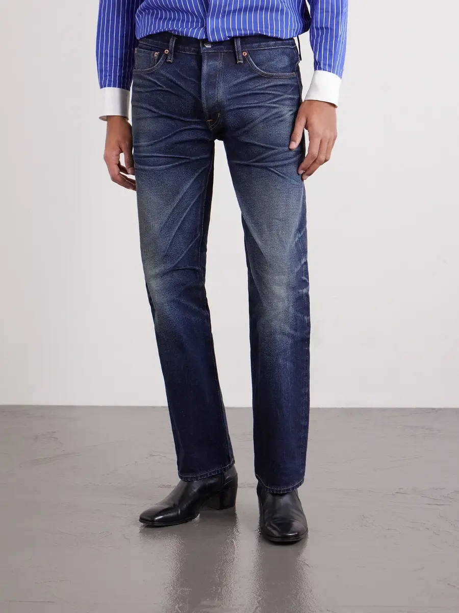 Tom Ford Straight-Leg Selvedge Jeans - Men | Thumbnail 3