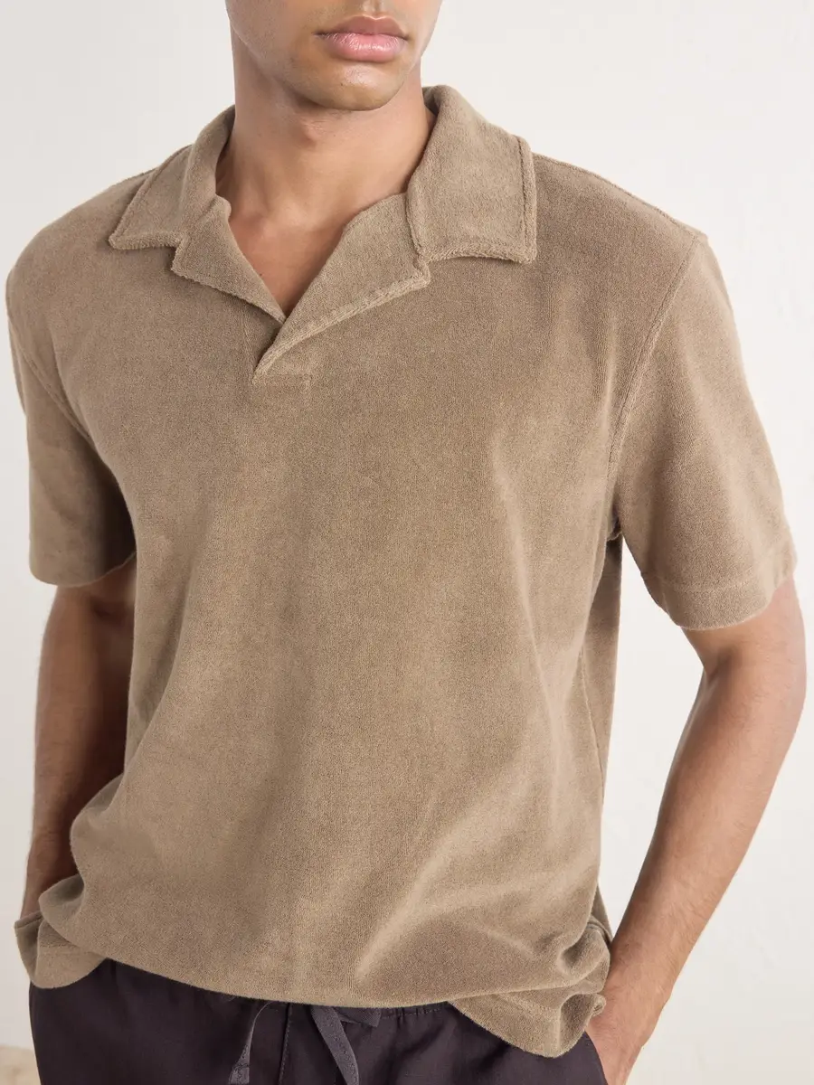 Orlebar Brown Cotton-Terry Polo Shirt - Men | Thumbnail 5 Orlebar Brown Cotton-Terry Polo Shirt - Men | Thumbnail 5