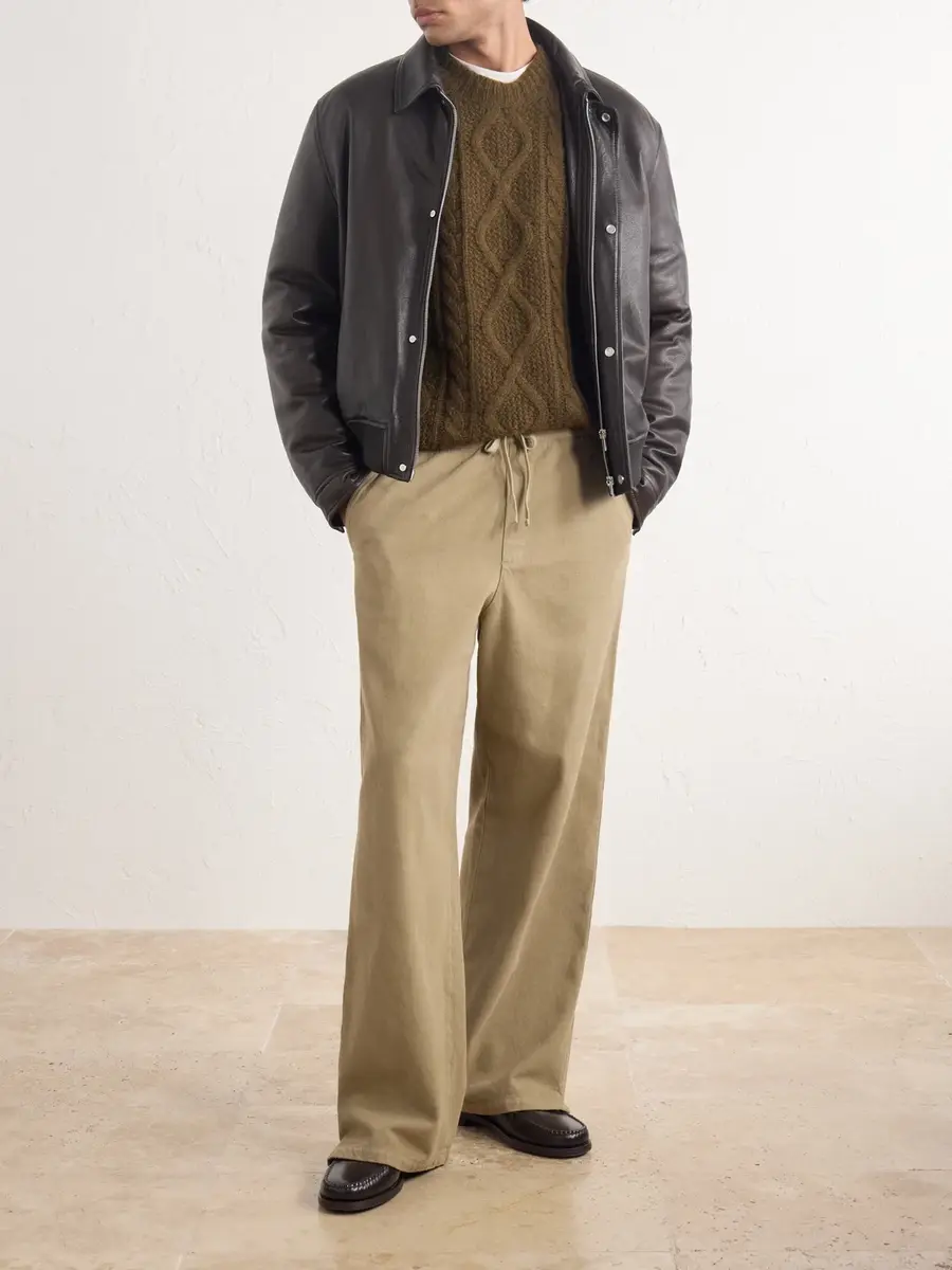 PIACENZA 1733 Cable-Knit Alpaca and Wool-Blend Sweater - Men | Thumbnail 2 PIACENZA 1733 Cable-Knit Alpaca and Wool-Blend Sweater - Men | Thumbnail 2