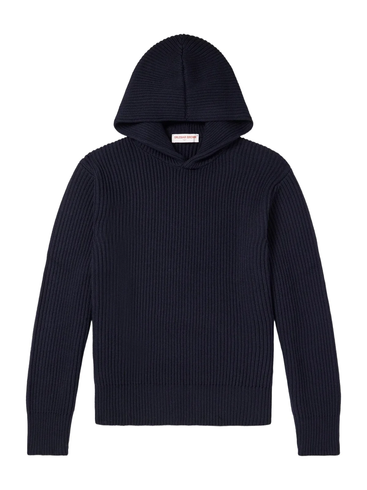 Orlebar Brown Kirk Ribbed Merino Wool Hoodie - Men