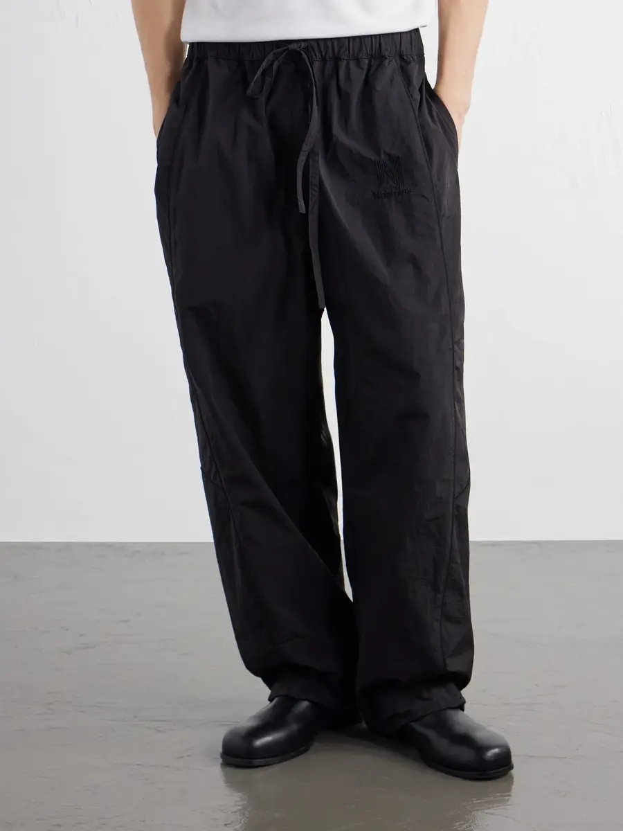 Nahmias Logo-Appliquéd Straight-Leg Shell Sweatpants - Men | Thumbnail 3 Nahmias Logo-Appliquéd Straight-Leg Shell Sweatpants - Men | Thumbnail 3