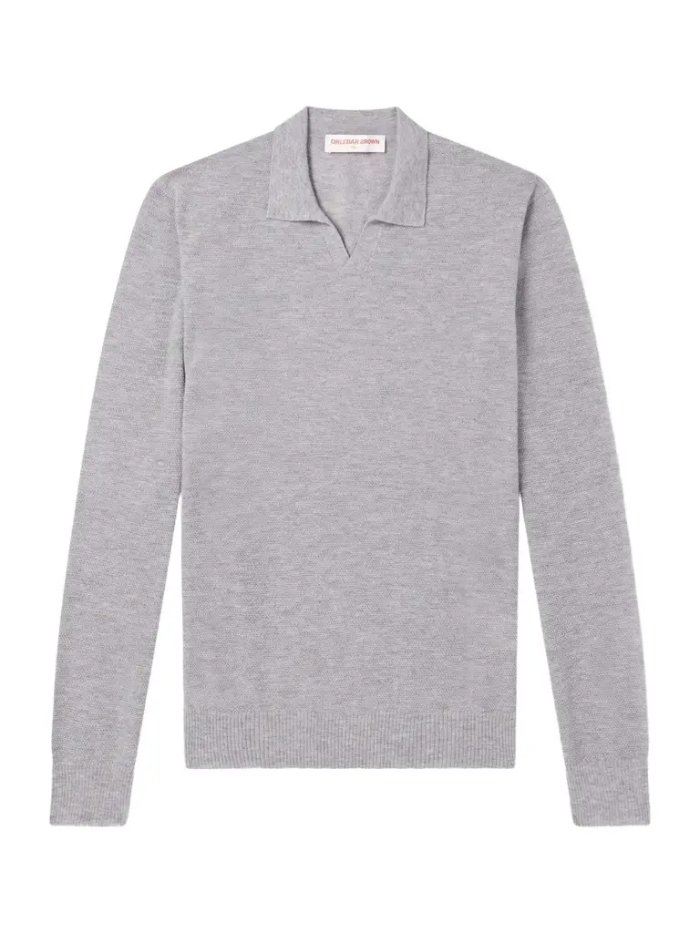 Orlebar Brown Bresson Cashmere Polo Shirt - Men