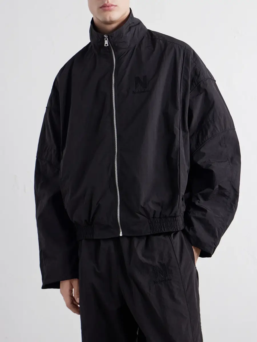Nahmias Logo-Embroidered Shell Jacket - Men | Thumbnail 3