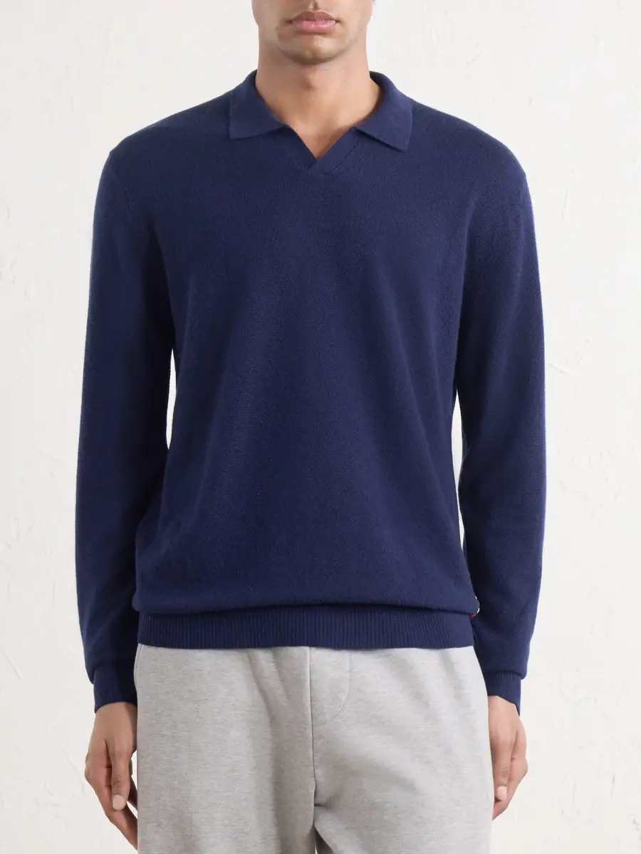 Orlebar Brown Bresson Cashmere Polo Shirt - Men | Thumbnail 3 Orlebar Brown Bresson Cashmere Polo Shirt - Men | Thumbnail 3