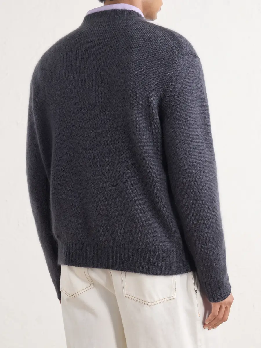 PIACENZA 1733 Mohair and Silk-Blend Sweater - Men | Thumbnail 4 PIACENZA 1733 Mohair and Silk-Blend Sweater - Men | Thumbnail 4