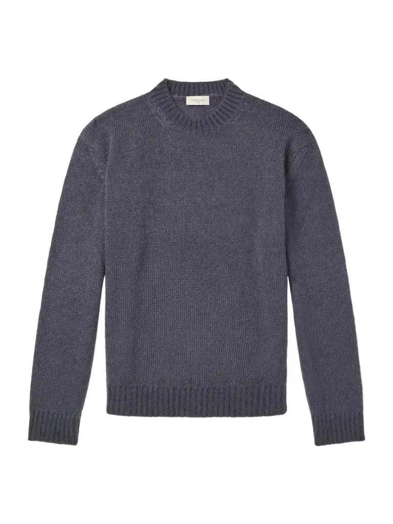 PIACENZA 1733 Mohair and Silk-Blend Sweater - Men | Image 1 PIACENZA 1733 Mohair and Silk-Blend Sweater - Men | Image 1