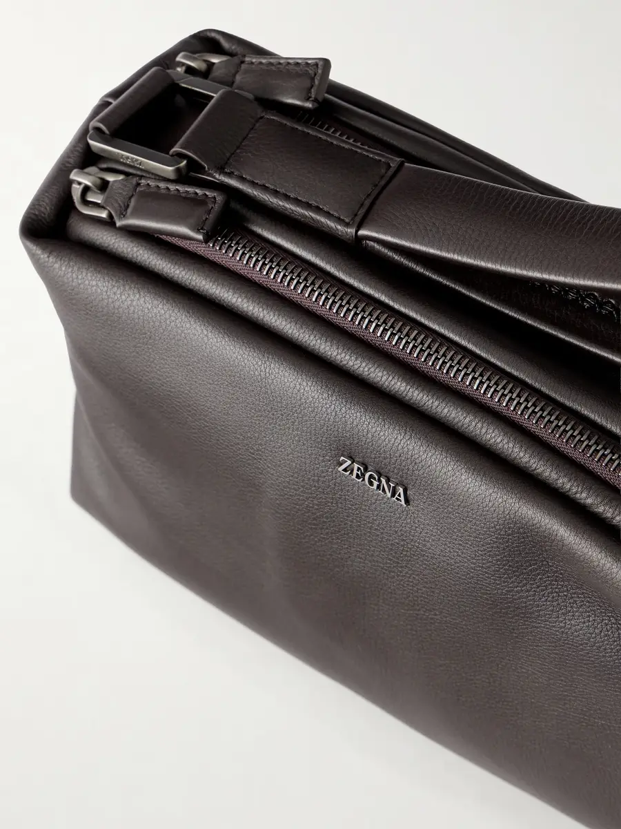 Zegna Secondskin Softy Leather Wash Bag - Men | Thumbnail 3 Zegna Secondskin Softy Leather Wash Bag - Men | Thumbnail 3