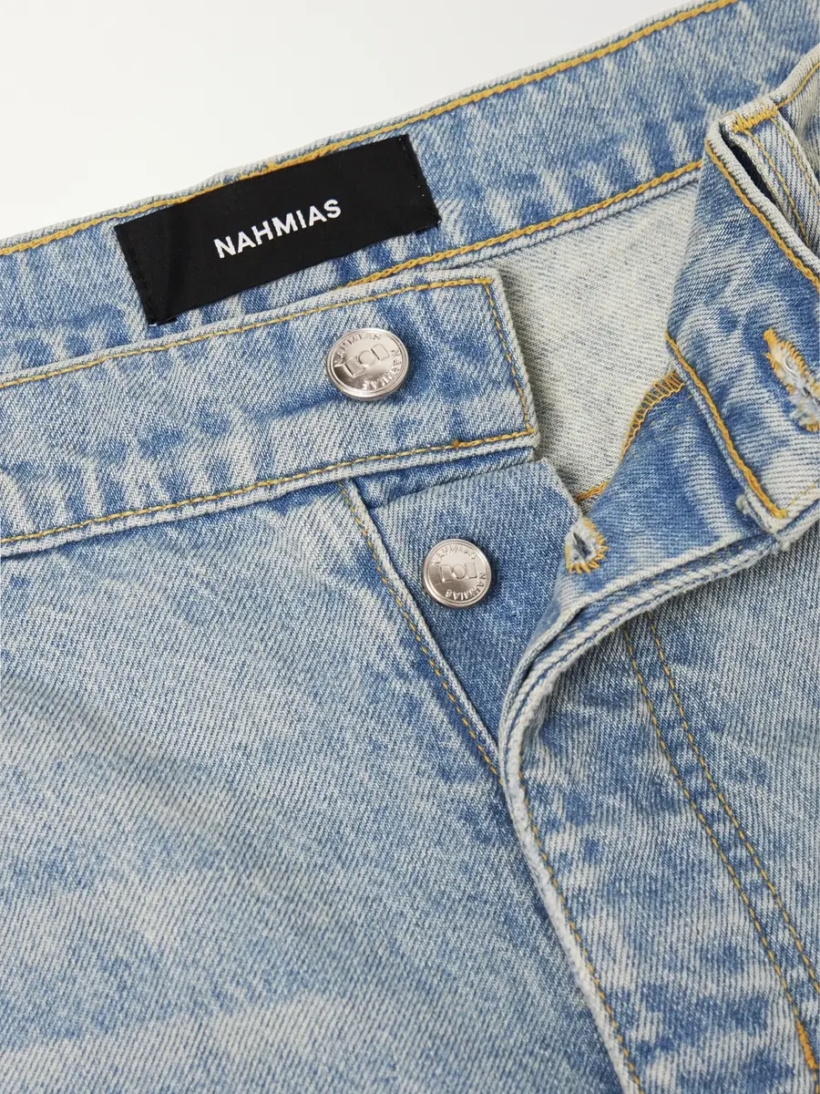 Nahmias Wide-Leg Distressed Jeans - Men | Thumbnail 6 Nahmias Wide-Leg Distressed Jeans - Men | Thumbnail 6