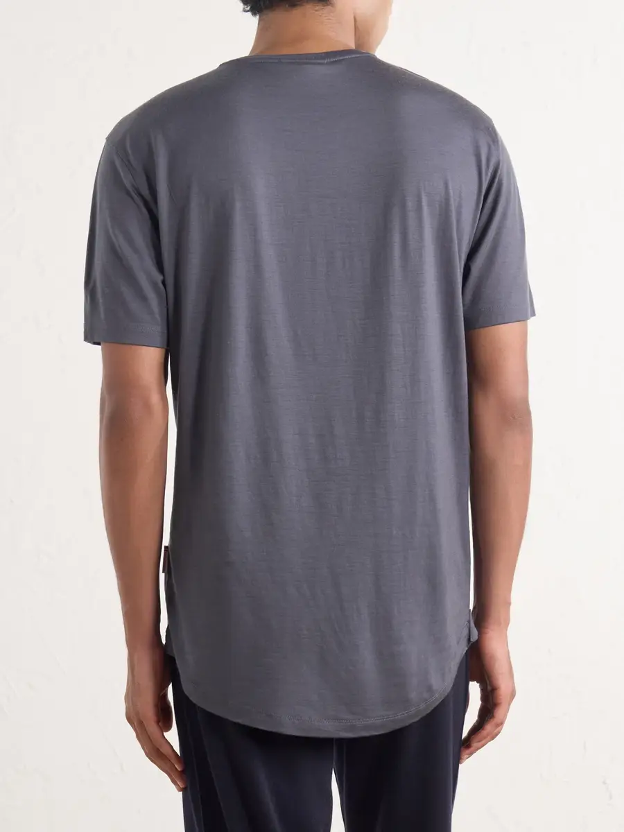 Orlebar Brown OB-T Wool-Jersey T-Shirt - Men | Thumbnail 4