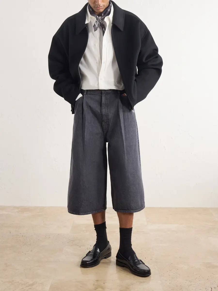 KAPITAL Wide-Leg Denim Shorts - Men | Thumbnail 2 KAPITAL Wide-Leg Denim Shorts - Men | Thumbnail 2