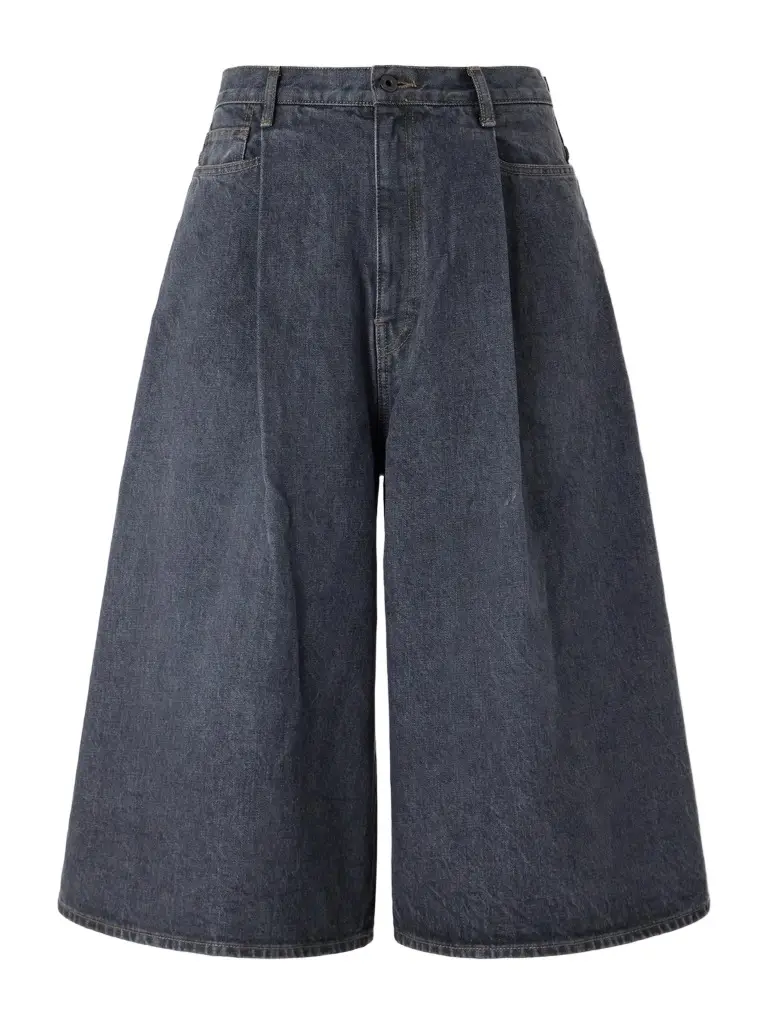 KAPITAL Wide-Leg Denim Shorts - Men | Image 1 KAPITAL Wide-Leg Denim Shorts - Men | Image 1