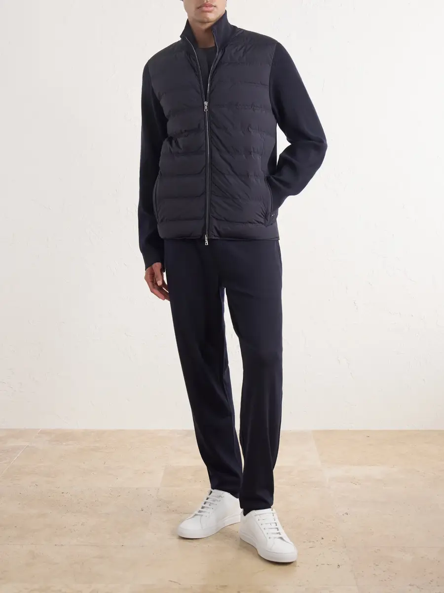 Orlebar Brown Terrence III Merino Wool and Quilted Shell Jacket - Men | Thumbnail 2 Orlebar Brown Terrence III Merino Wool and Quilted Shell Jacket - Men | Thumbnail 2