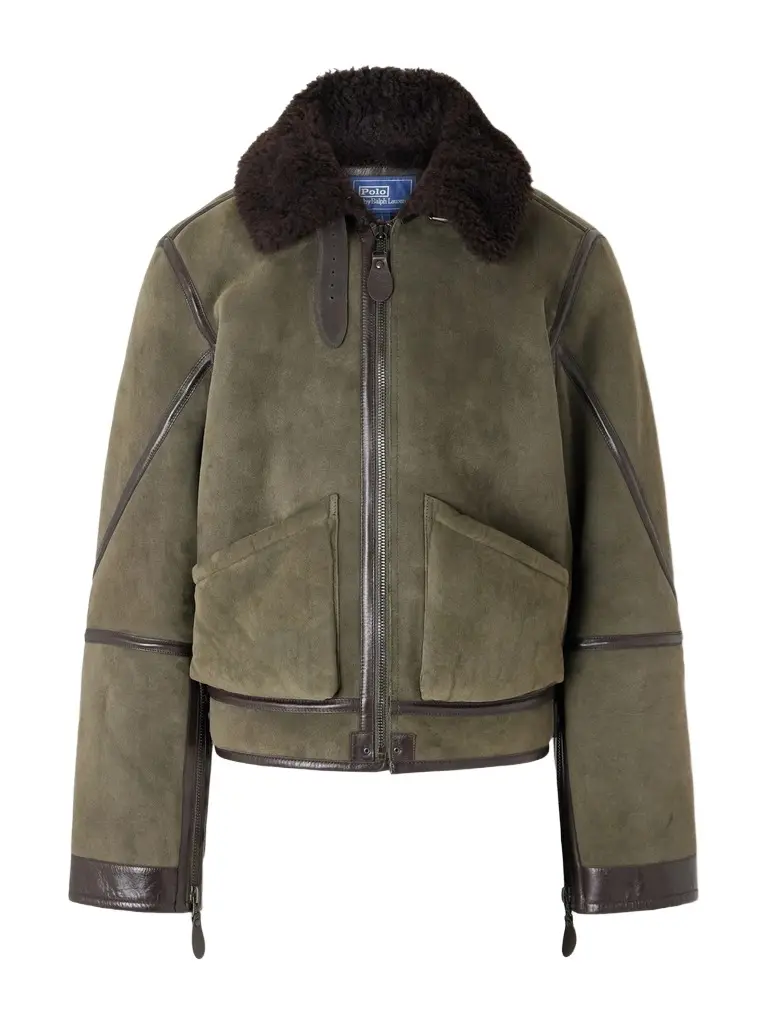 Polo Ralph Lauren Shearling Flight Jacket - Men | Image 1 Polo Ralph Lauren Shearling Flight Jacket - Men | Image 1