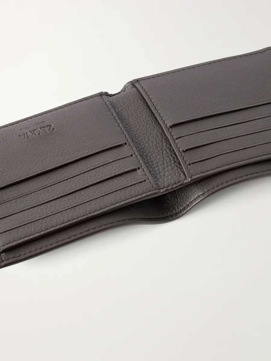 Zegna Secondskin Logo-Embellished Leather Billfold Wallet - Men | Thumbnail 4 Zegna Secondskin Logo-Embellished Leather Billfold Wallet - Men | Thumbnail 4