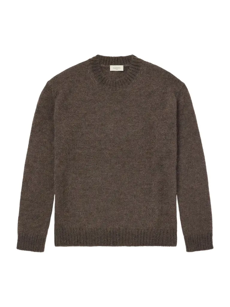 PIACENZA 1733 Mohair and Silk-Blend Sweater - Men | Image 1 PIACENZA 1733 Mohair and Silk-Blend Sweater - Men | Image 1