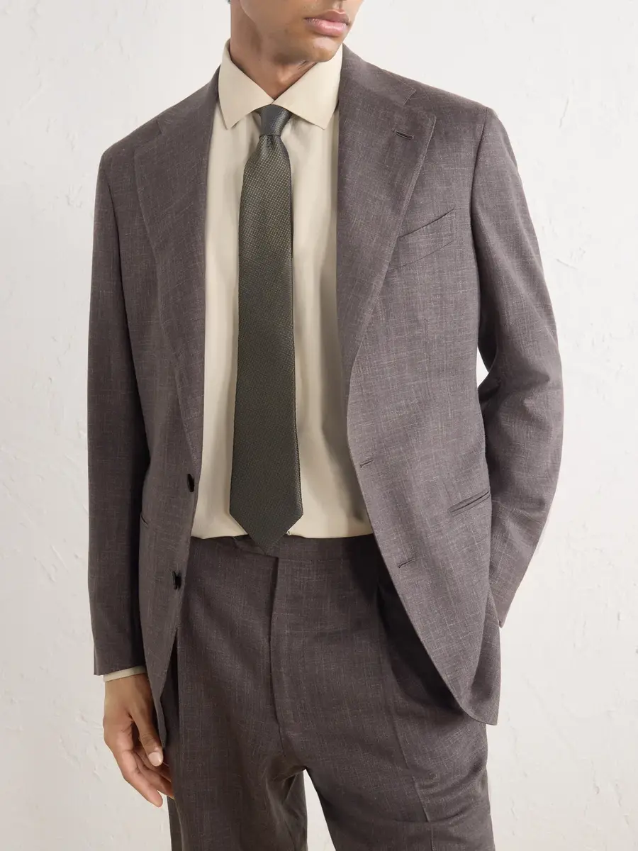 Zegna 8 cm Silk-Jacquard Tie - Men | Thumbnail 3 Zegna 8 cm Silk-Jacquard Tie - Men | Thumbnail 3