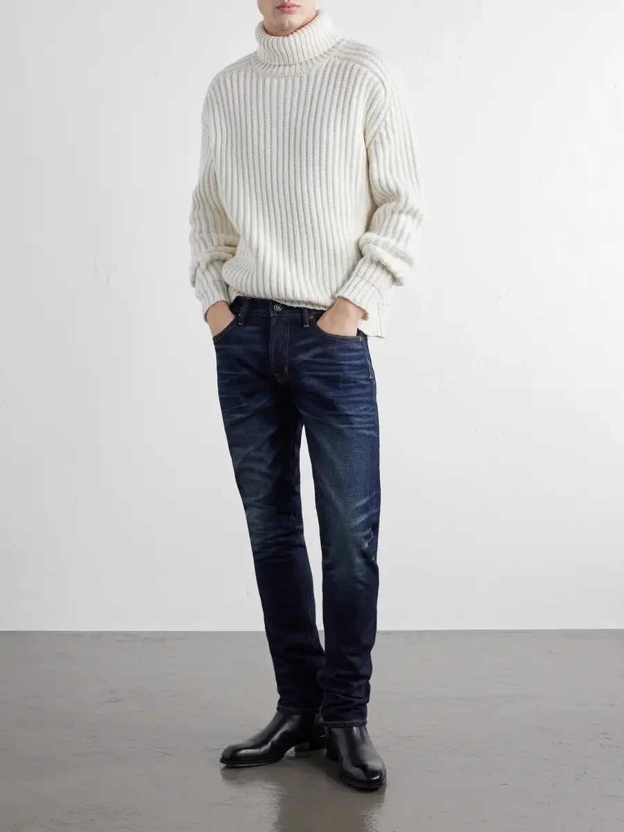 Tom Ford Slim-Fit Selvedge Jeans - Men | Thumbnail 2