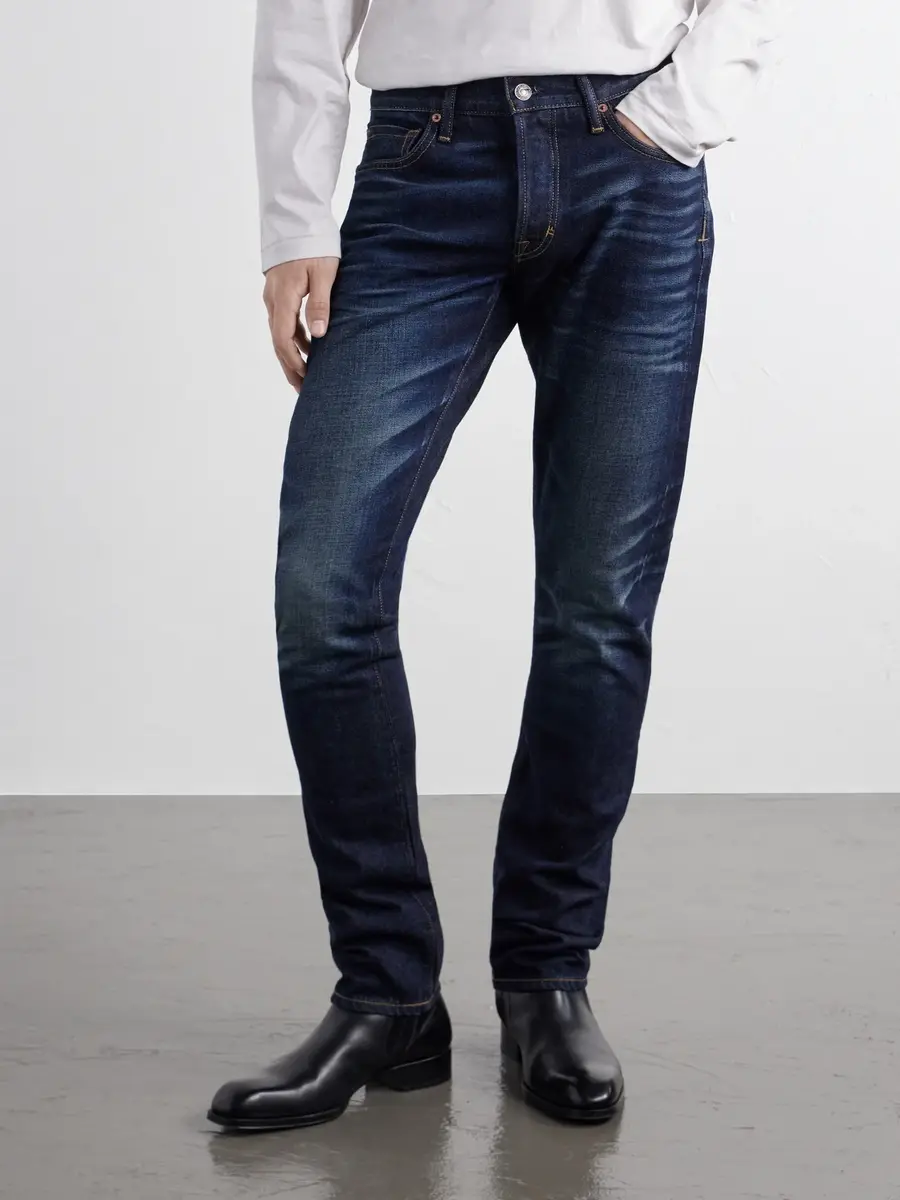 Tom Ford Slim-Fit Selvedge Jeans - Men | Thumbnail 3