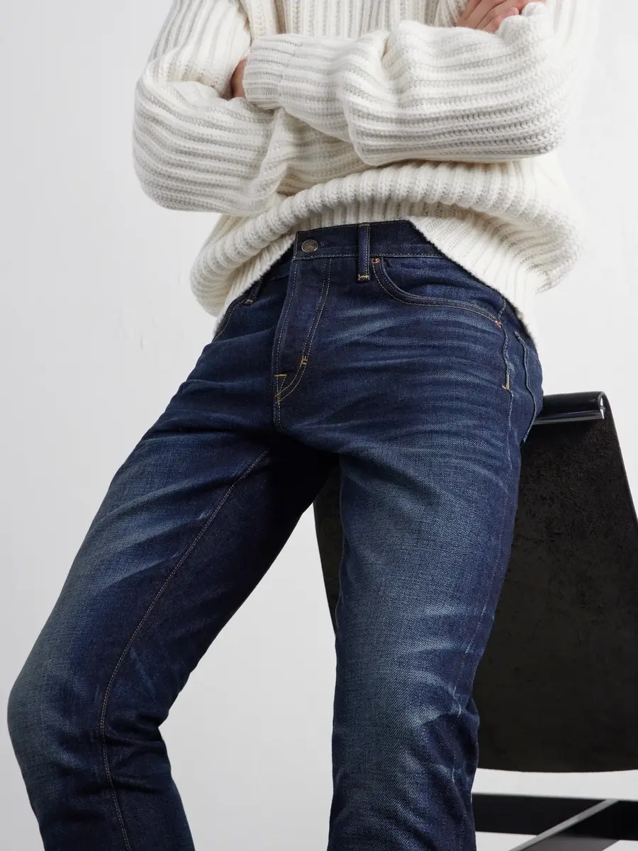 Tom Ford Slim-Fit Selvedge Jeans - Men | Thumbnail 5