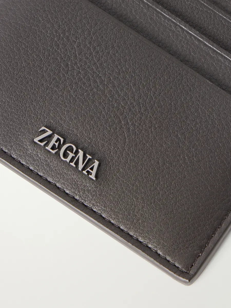 Zegna Secondskin Simple Logo-Embellished Leather Billfold Wallet - Men | Thumbnail 2 Zegna Secondskin Simple Logo-Embellished Leather Billfold Wallet - Men | Thumbnail 2